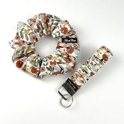 EarthyBloom Scrunchie & Keychain Bundle