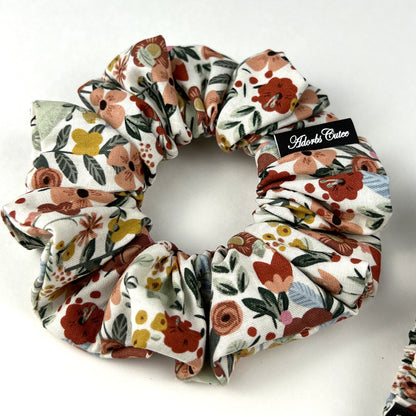 EarthyBloom Scrunchie & Keychain Bundle