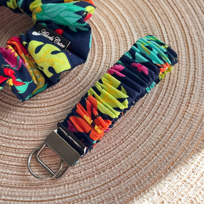 Tropicaleaf Scrunchie & Keychain Bundle