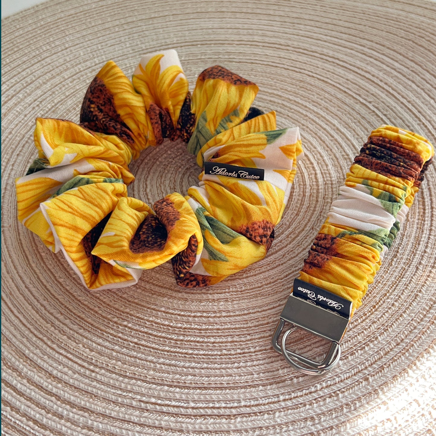 Sunbloom Scrunchie & Keychain Bundle