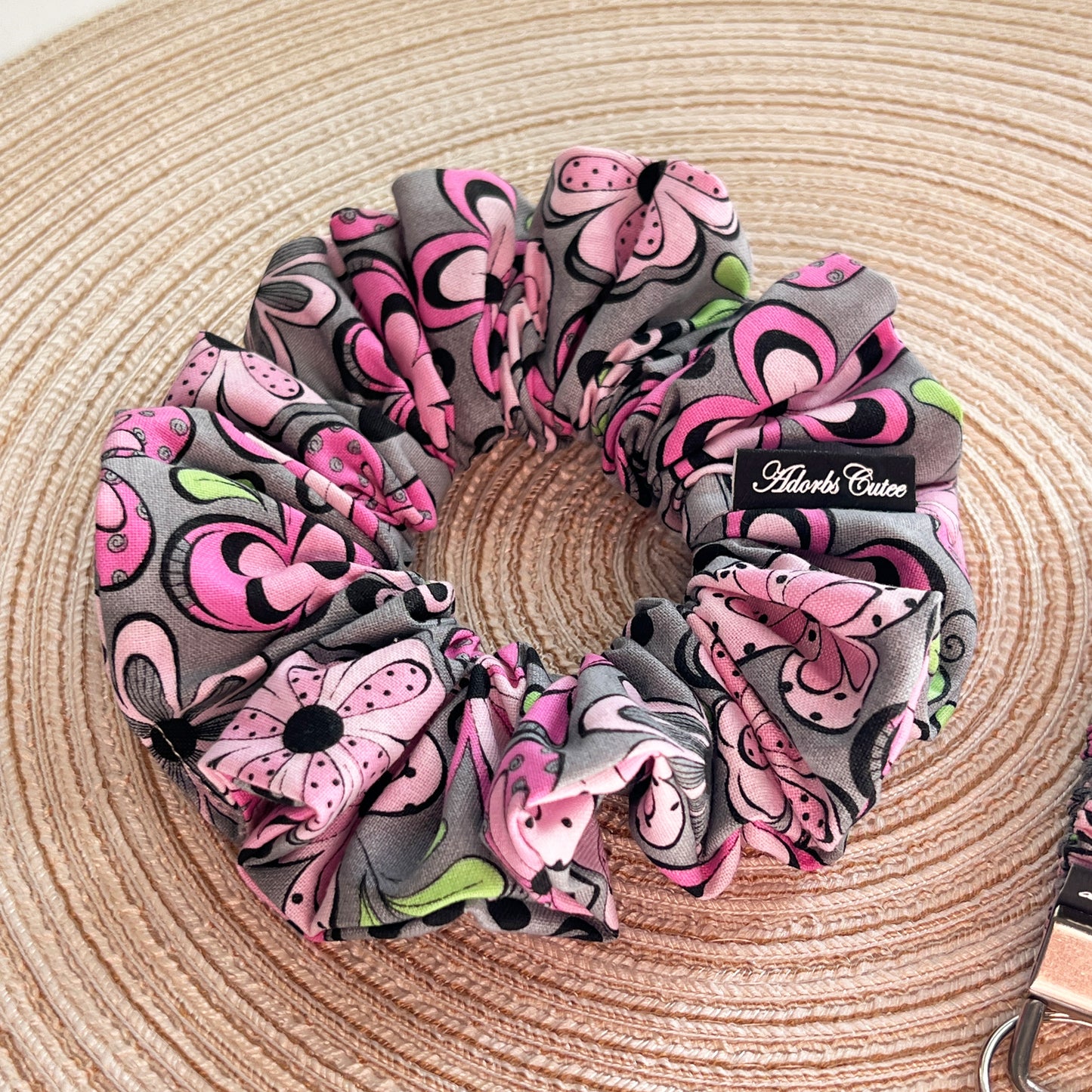 Rosetone Scrunchie & Keychain Bundle